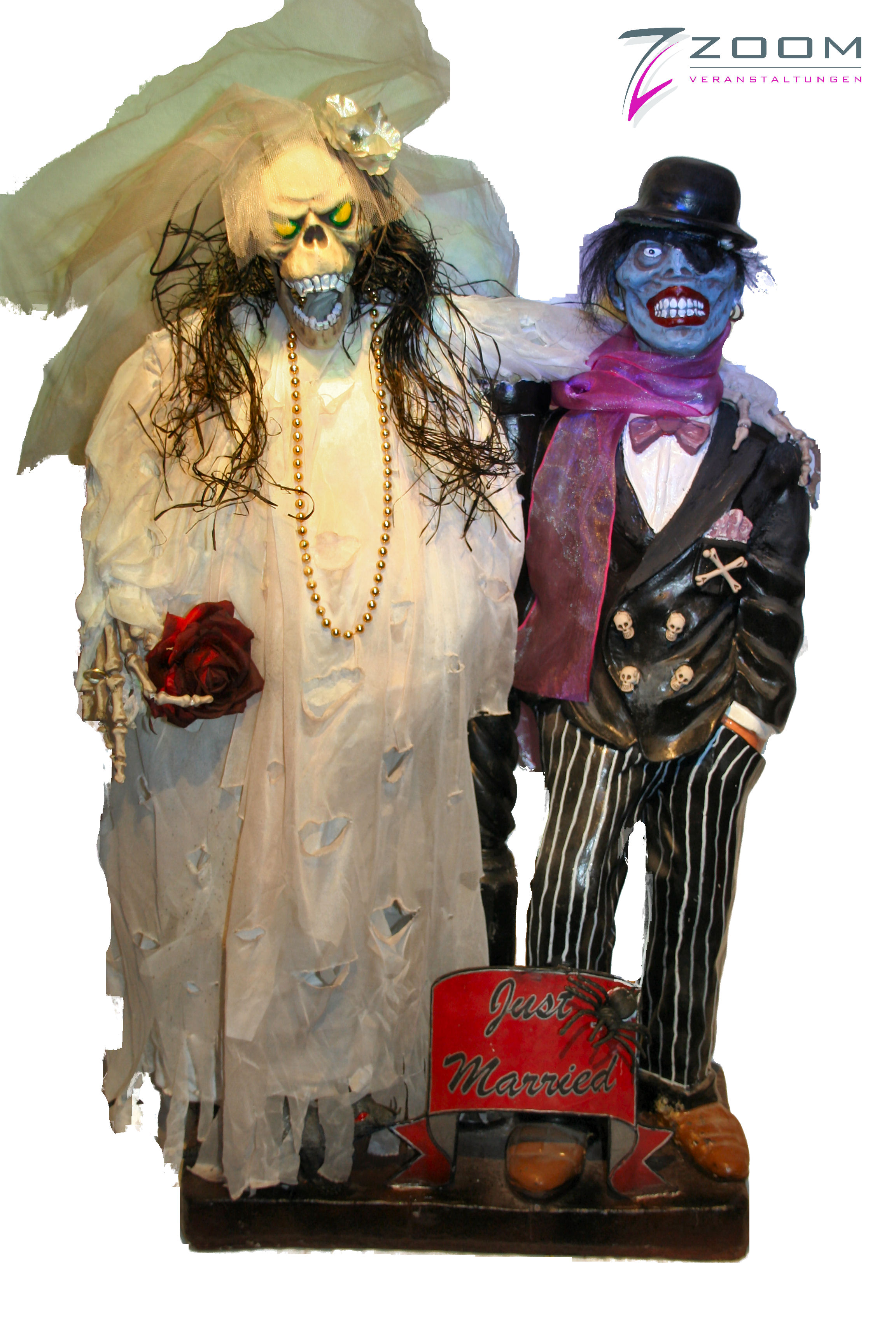 Dekofigur "Laureen & Hardy"  90cm, Handmade by Zoom